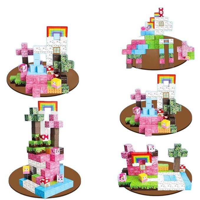 クロスボーダー Amazon 新しい磁気ビルディングブロックユニコーンクロスボーダービルディングブロック組み立ておもちゃ|undefined