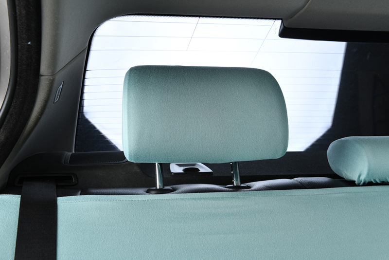 Car Rear Backrest Protective Cover Elastic Four-Season Universal Fabric Dust Cover Backrest Headrest Split Cover