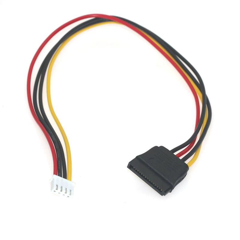 ITX power cord SATA15P mother to small 4P mother XH2.54 soft drive motherboard power supply data supply data conversion cable