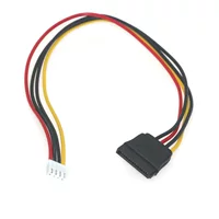 ITX power cord SATA15P mother to small 4P mother XH2.54 soft drive motherboard power supply data supply data conversion cable