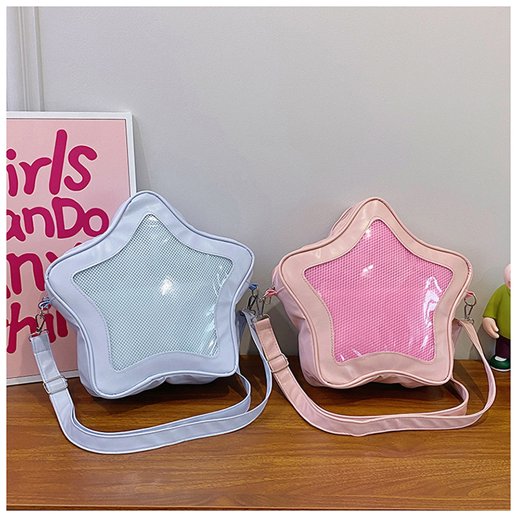 This year's popular color bags, 2025 new star bags, Japanese-style sweet single-shoulder bags, crossbody bags, women's bags, cross-border undefined