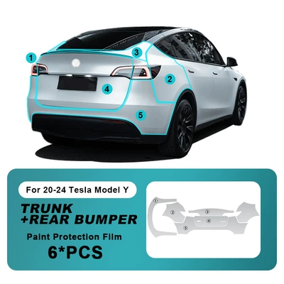 Car, Car paint protective film - package-e-tesla-modely-2020-2024