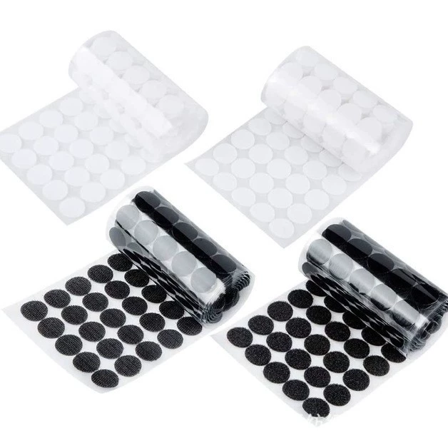 Точка липучка самоклееная с клеем для матери с клейкой пряжкой с прозрачной отделкой бумаги круглая задняя наклейка для дивана пуговицы