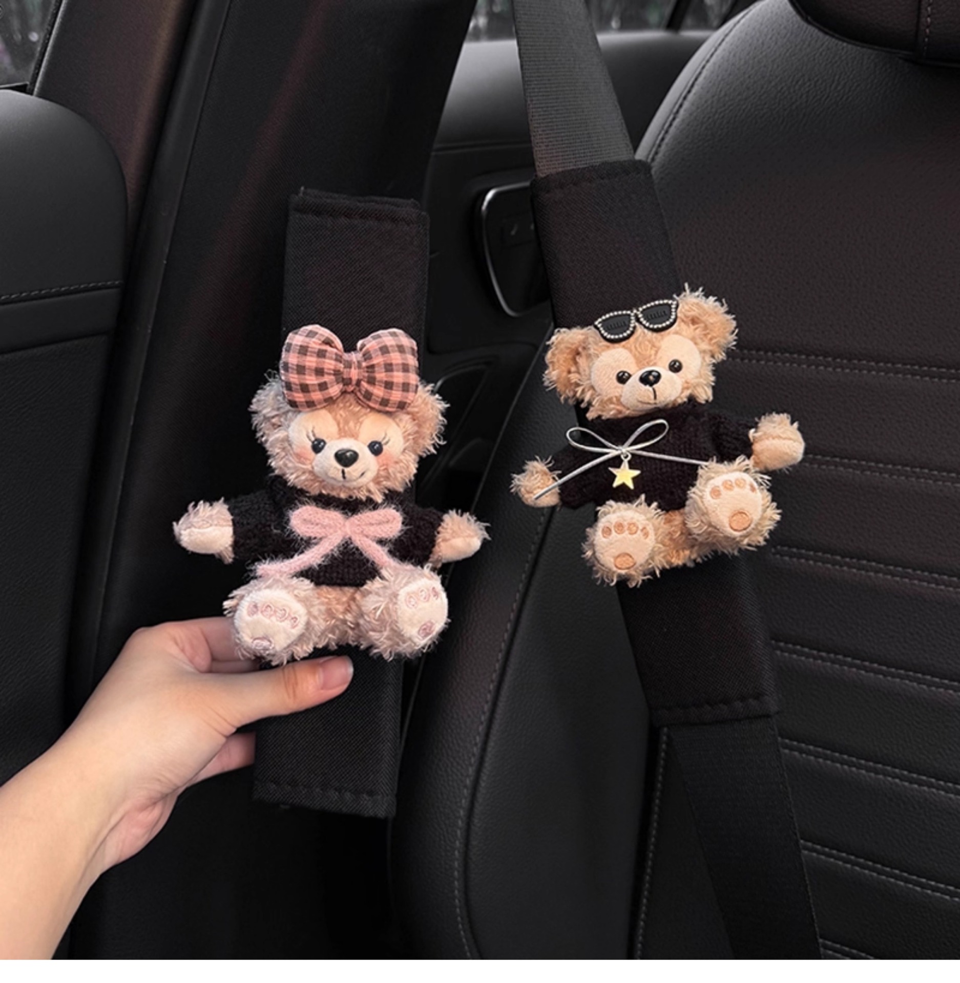 Shirley Mei Duffy Car Seat Belt Shoulder Cover Car Seat Belt Decoration Anti-Wear Clothes Couple Pair of Women