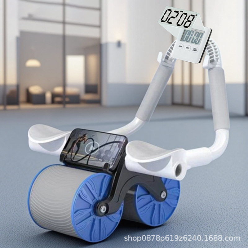 블루 무릎 패드 타이머