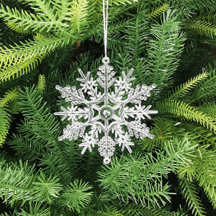 Acrylic Grape Bead Ice Crystal Ice Strip Small Icicle Christmas Simulation Snowflake Household Products Door Curtain Pendant