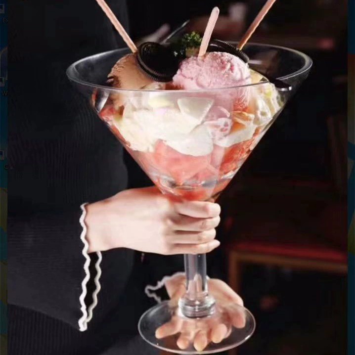 Большой мартини чашка коктейль чашка треугольник чашка классический коктейль бокал бар чашка