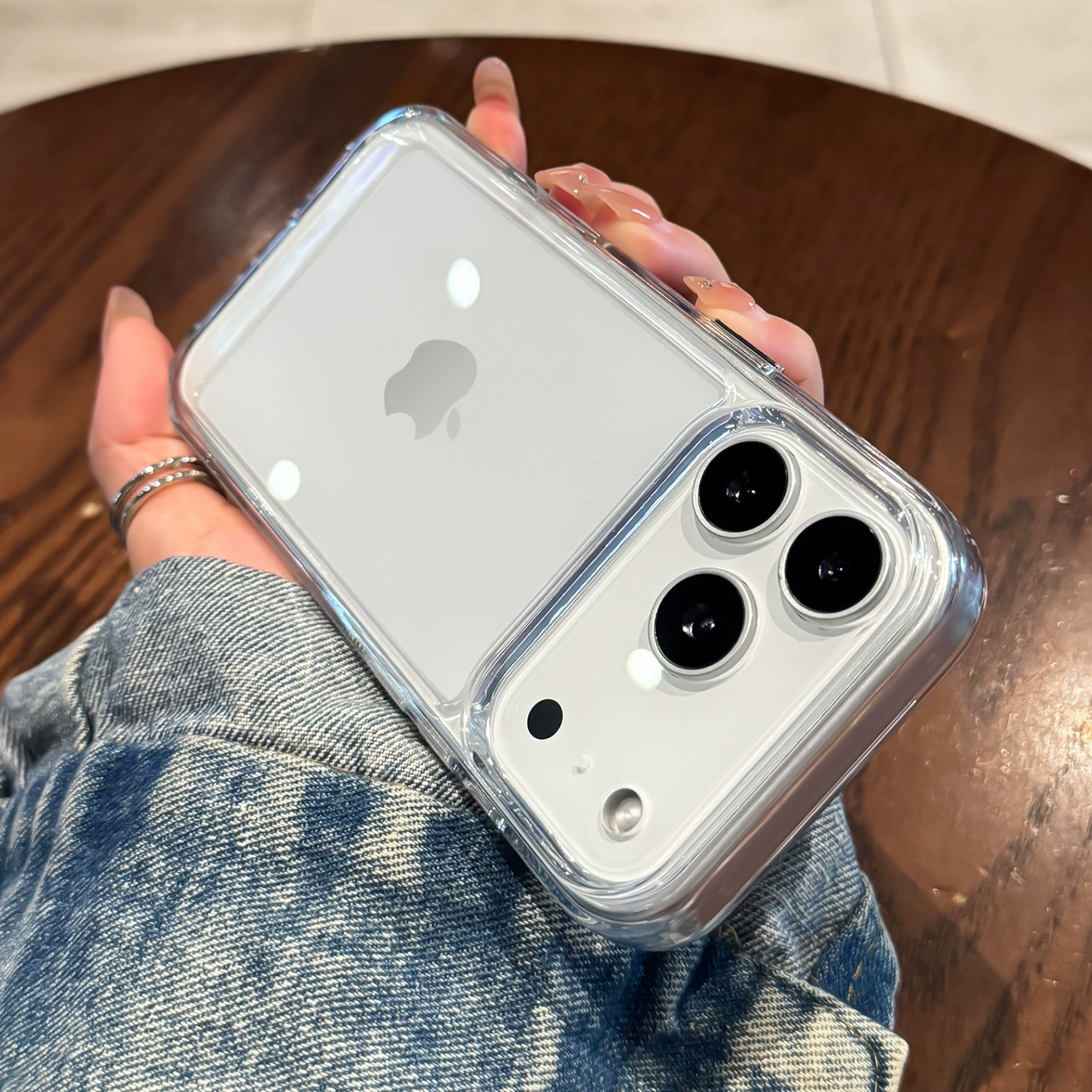 Чехол для телефона Apple iPhone 17 совместимый — space shell прозрачный, подходит для iPhone 6–17 Air