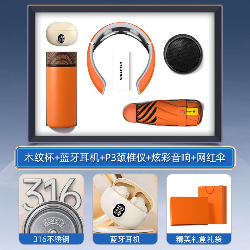 Juego de regalo de empresa Taza termo inteligente souvenirs Logotipo personalizado práctico para enviar a los clientes regalos de eventos de apertura