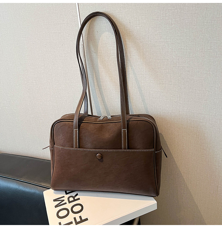 Bolso de mujer retro bolso de almohada de gran capacidad ventas calientes nueva textura de alta calidad simple bolso de hombro bolso casual