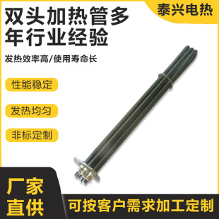 雙頭電熱管 熱水器加熱管電加熱棒直流DC發熱管 法蘭加熱管廠家