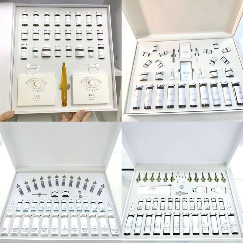 美容院专供面部护理套盒补水眼部拨筋12次48次护肤品做脸拓客套装