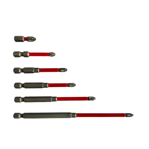 Slip-resistant shock-resistant cross-head screwdriver head single-head impact screwdriver head set impact strong magnetic head
