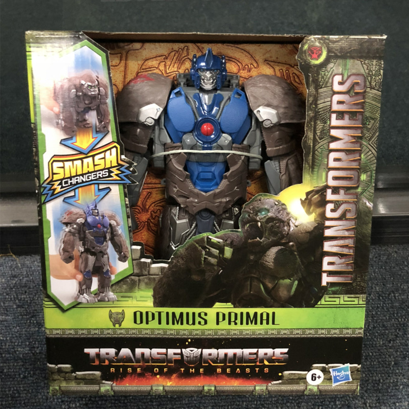 Kid Treasure Transformers Movie 7 Voyager Class Optimus Prime Bumblebee Orangutan Captain Rhino Yellow Leopard Model