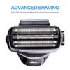 LCD Digital Electric Scraping Knife Ported Smart Men's Washing and Charging Shaver RSCW-9008