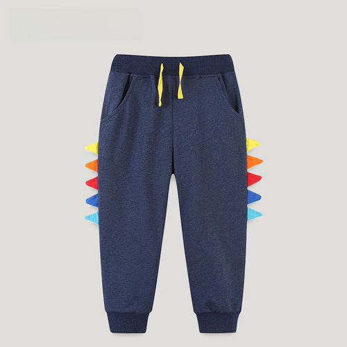 Children's Sport Pants with European and American Style Autumn New Men's Sweatpants for Fashionable Babies, Long Pants for Wholesale