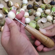 莲子米快速剥壳器凤眼果栗子开口去皮机新鲜莲子通芯去核工具