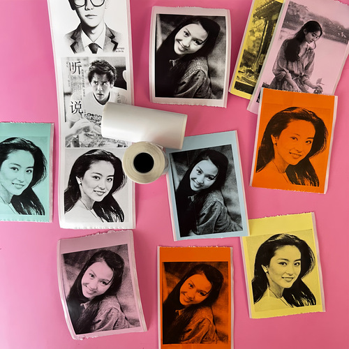 57*25mm wrong question machine printing paper children's camera 57*25 can stick thermal self-adhesive label wrong question sticker