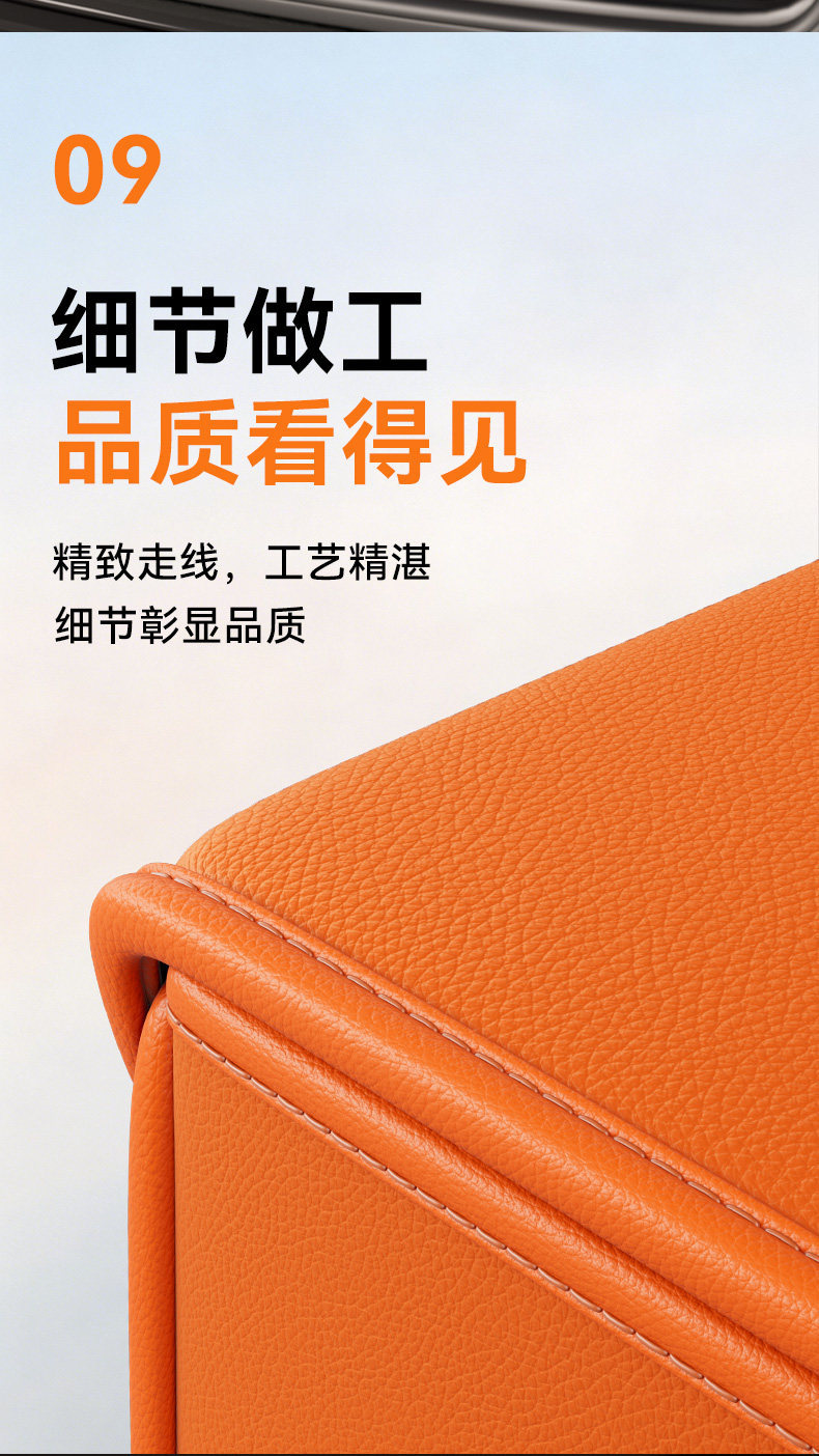 Cross-border car trunk storage box, foldable car trunk organizer, car accessories wholesale