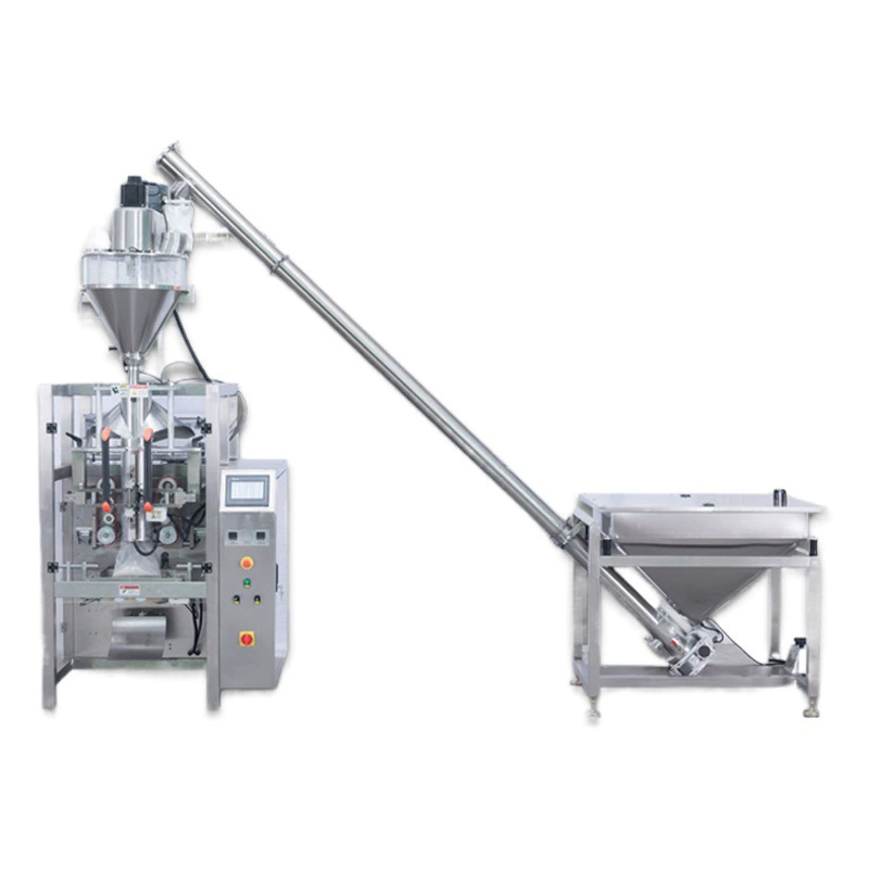 Автоматическая Порошковая упаковочная машина кукурузная мука пищевой порошок разливочная машина шнековый Дозирующий порошок разливочная машина