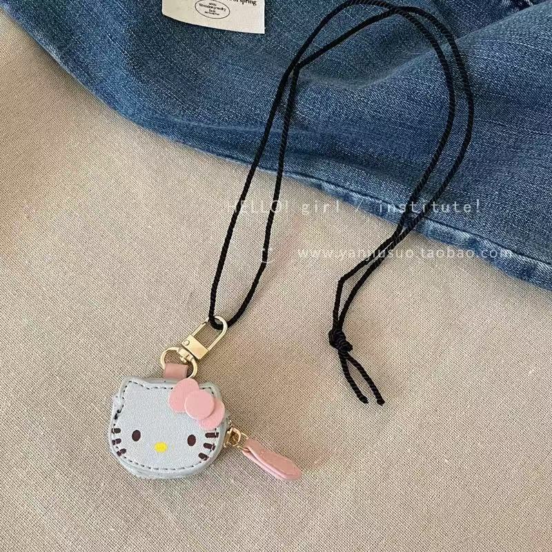 Pink kt cat necklace