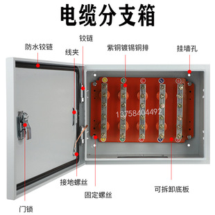 Mineral Cable Branch Box Copper Bar T-Junction Conversion Distribution Box Terminal Block Shunt Box Bttz Insulated Potential Box