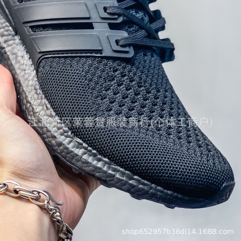 Putian Shoes Wholesale Popcorn Lightweight Breathable Men's and Women's Ultraboost Wear-Resistant Cushioning Casual Sports Running Shoes