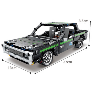 Kaizhi KY1019 challenger Bole mechanical engineering pull back modified racing car children's toy educational assembly model