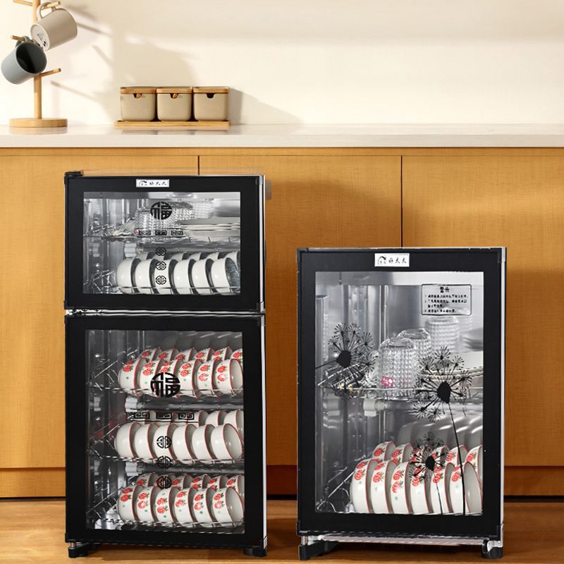 Drainage Disinfection Cupboard Disinfection Cabinet Household Small Commercial Vertical Large-Capacity Tableware Kitchen Desktop Multi-Function