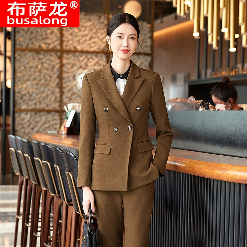 2024 новый буза дракон женский с длинным рукавом профессиональный костюм юбка официальный набор интервью продажа рабочей одежды 888