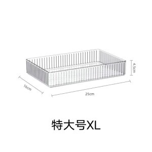 引き出し内蔵仕切り化粧ブラシ分類長条透明バッジ展示細長い仕切り板アクリル収納ケース|undefined