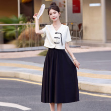 �ļ�Ůװ��Ʒ����ʱ�ж����״�ɫ����ȹ����������ȹ YF9607
