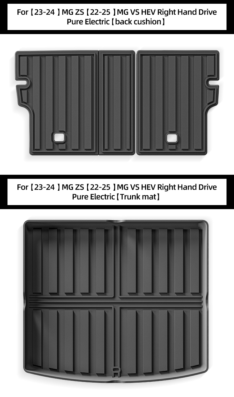 Suitable for 23-24 Mg Zs Car Floor Mats, Stain-Resistant and Wear-Resistant Full Tpe Floor Mats, Trunk Mats Cross-Border