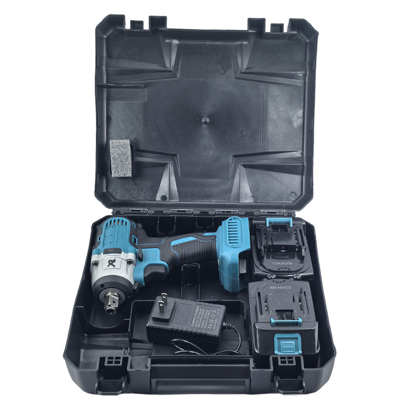 Llave de impacto de batería de litio de mano para el hogar Llave eléctrica portátil Llave sin escobillas de grado industrial de gran torque fábrica