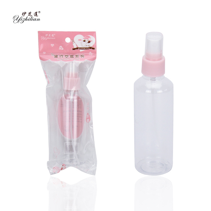 100ML细雾喷雾瓶 塑料喷瓶 化妆品空瓶子 透明喷瓶 分装瓶批发pet