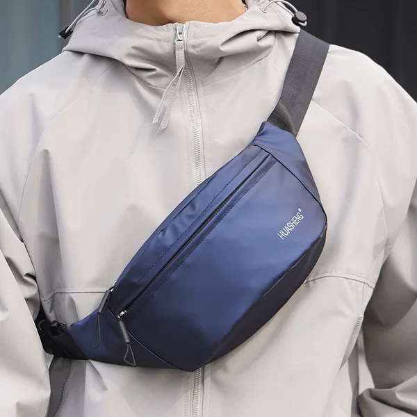 Crossbody Bag Men's Casual Chest Bag 2025 New Fashion Trendy Brand Small Satchel Bag Women's Lightweight Sports Waist Bag Shoulder Bag