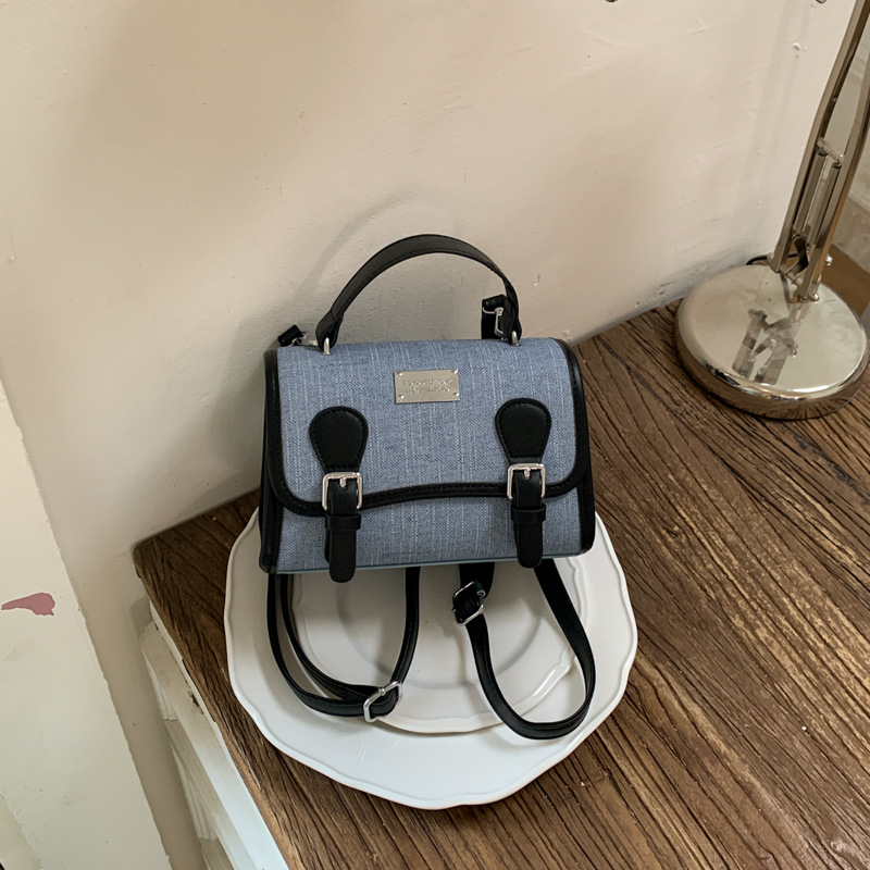 Nicho de diseño bolso de mano mujer 2026 nuevo exquisito bolso cuadrado de estilo extranjero mini mochila de alto nivel mochila image 13