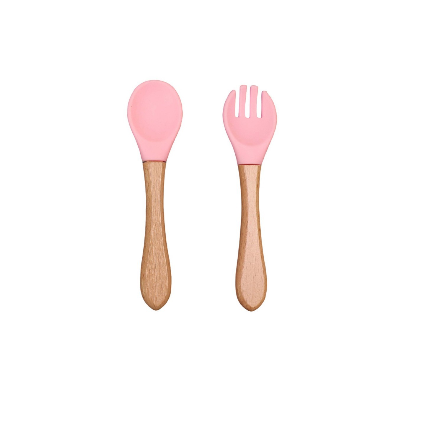 Conjunto de cubiertos para niños tazón de alimentos suplementarios platos de silicona tazón de cuchara de tenedor bib taza de agua de grado alimenticio para bebés alimentación suplementaria