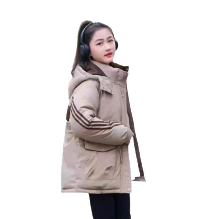 女式外套秋冬棉袄女冬季洋气显瘦派克服冬季欧美加厚女加绒冲锋衣|undefined