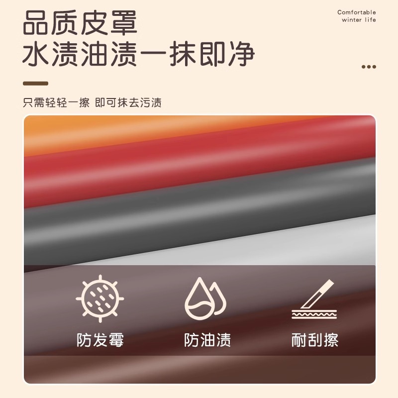 Mesa de fuego invierno cómodo hogar plegable mesa cuadrada multifuncional calefacción ajedrez y tarjeta mesa de comedor