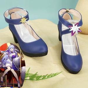 Coscos Shoes Star Dome Railway Robin Cospaly Shoes Girl Loli Animation Comic выставка обувь
