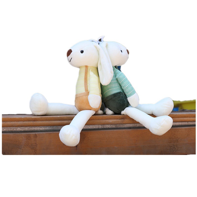 Adorable Peluche de Conejito con Correa, Regalo de Cumpleaños para el Día del Niño, Fabricante de Peluches, Súper Adorable