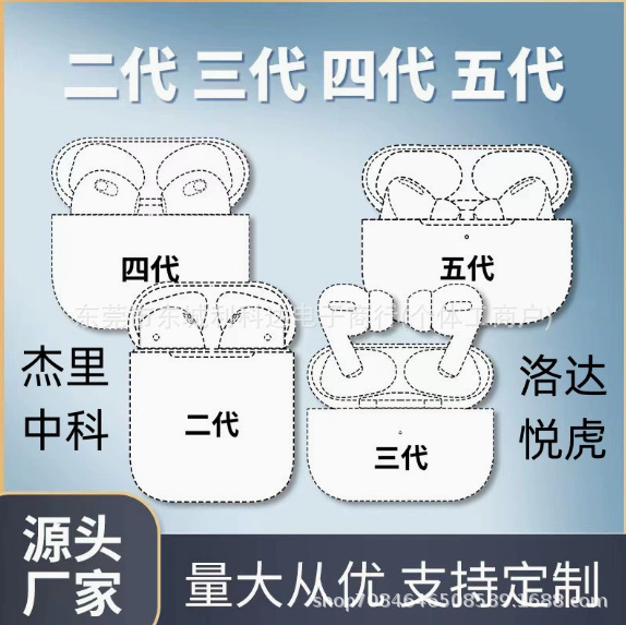 Cross-Border 8Th Generation AirPods In-Ear Pro3 Eighth Generation New Bluetooth Headphones Noise-Cancelling Third Generation Fifth Generation Seventh Generation Headphones