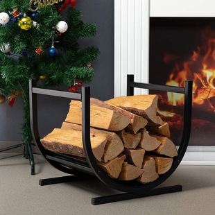 Amazon Hot Selling Creative Simple Firewood Rack Storage Wood Rack Heavy Duty Wood Rack Indoor Outdoor Storage Rack Firewood Rack