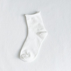 White Girls Postpartum Socks with Loops Maternity Cotton Socks for All Seasons, Excellent Quality, Suitable for Export