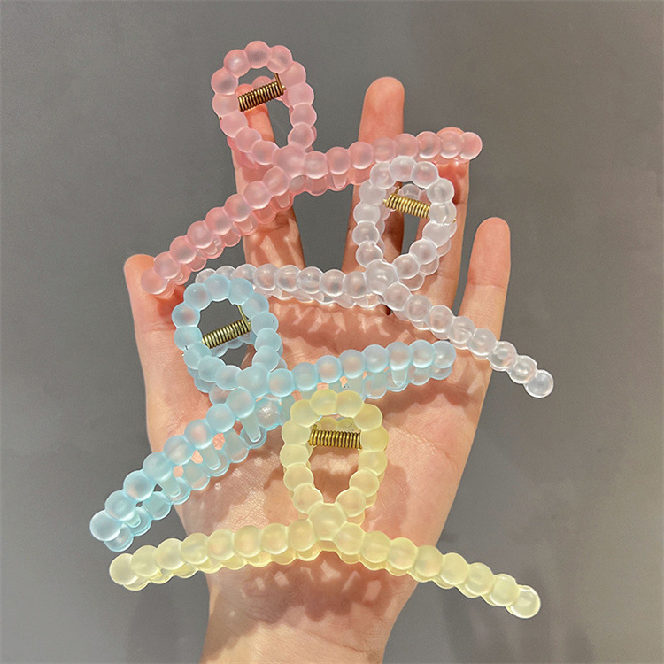 Shark Clip Hairpin Scrub Jelly Color Hair Accessories Wholesale Hair Grip Hairpin Headwear Back Head Grip Claw Shark Clip Hairpin Scrub Jelly Color Hair Accessories Wholesale Hair Grip Hairpin Headwear Back Head Grip Claw