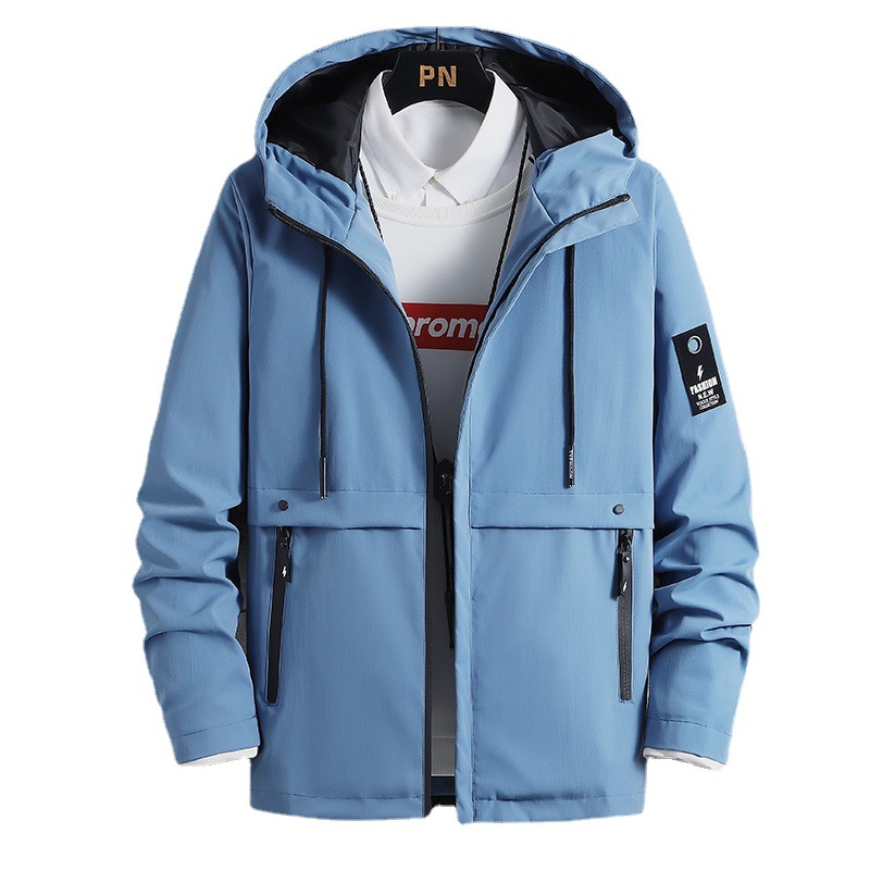 Chaqueta casual para hombre primavera y otoño 2024 nueva chaqueta de herramientas de moda coreana para hombres tops de sudadera con capucha de marca de moda para hombres