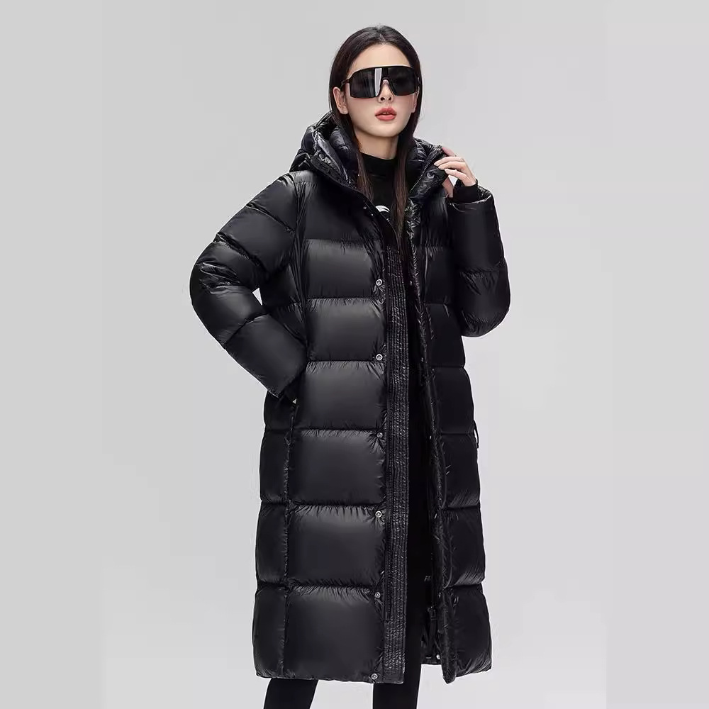 Dámské oblečení Unisex péřová bunda samovyhřívací bílá kachní peří 2024 zimní nový styl pár high-end zahušťující módní lehká luxusní bunda_voghion.com