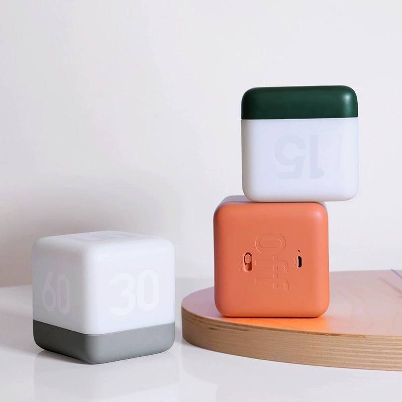 HBK Fun Cube флип подвижный ночник с синхронизацией, настольная лампа для спальни, светодиодный портативный энергосберегающий спальный светильник