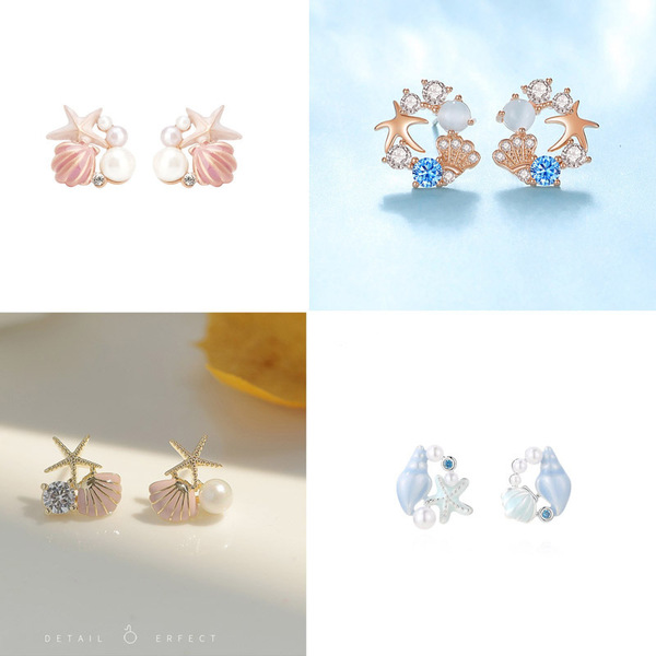 Brand cute earrings from pearl